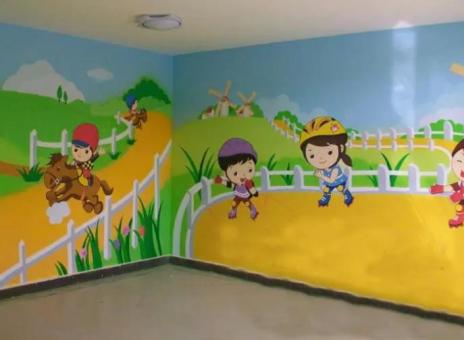 古丈幼儿园墙体彩绘制作流程及注意事项