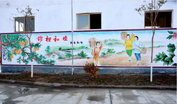 古丈乡镇文化墙 乡风文明焕发新活力